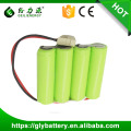 Paquete de batería AA 4.8v 1200mah Ni MH recargable